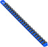 Ernst Manufacturing 18-Inch Magnetic Socket Organizer with 22 1/4-Inch Twist Lock Clips, Blue (8403M-Blue-1/4)...