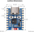 ESP32 Development Board ESP32-C6 Mini Development Board, Based on ESP32-C6FH4 Dual Processors 160MHz Running Frequency 2.4GHz WiFi 6 & Bluetooth 5...