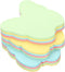 PATIKIL 2.7 x 2.7 Inch Butterfly Shape Sticky Notes, 3 Pads Cute Self-Stick Memo Pads Bright Colorful 100 Sheets/Pad for Home Office, 4 Colors...