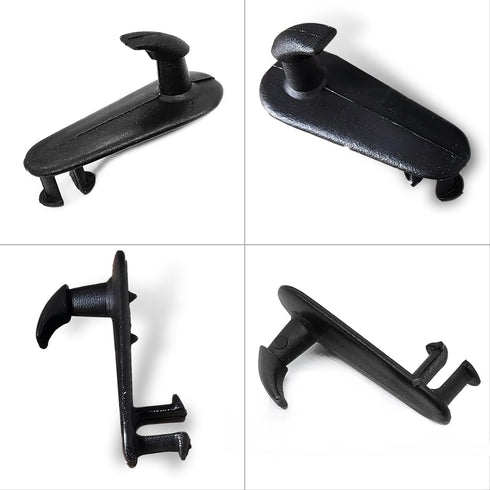4 PCS Car Interior Carpet Floor Mat Fixing Buckle Kit, Anti-slip Base Fixing Hook Clip, Cargo Mat Stabilizing Fastener Replacement, Compatible wit...