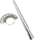 PHYHOO Rould Ring Mandrel Metal Ring Sizer Gauge Set with Jewelers Rubber Mallet Hammer Ring Measurement Tool Finger Sizing Size Measuring US Size...