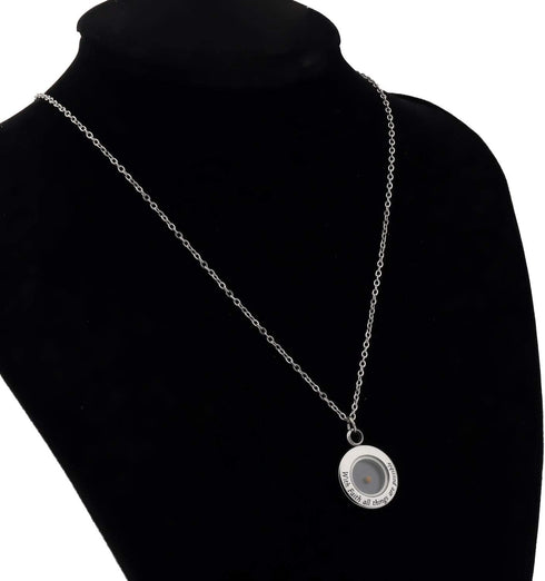 ENSIANTH Faith Jewelry with Faith All Things are Possible Mustard Seed Pendant Mustard Seed Necklace for Women Girls...