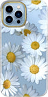 BAISRKE Compatible with iPhone 13 Pro Case,Clear Case with Flowers,for Girly Women,Shockproof Floral Pattern Hard Back Cover for iPhone 13 Pro Cas...