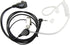 XFOX® M1PE1010 PTT Clear Acoustic Coil Tube Earpiece 1Pin 2.5mm Plug FBI Style Earphone with Push to Talk and Mic for Motorola Cobra Walkie Talkie...