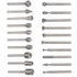 20pcs 1/8 Inch(3mm) Shank HSS Router Bits Burr Rotary Tools Replacement Wood Milling Burrs for Rotary Engraving Woodworking Tool...