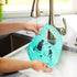 modern-twist Bucket-Bib 100% Food-Grade Silicone, Waterproof and Reusable, Curious Otter – Sea Blue...