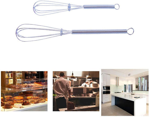 zYoung Mini Whisks Set of 2, 5 Inches and 7 Inches...