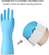 Bamllum Rubber Cleaning Gloves - 3 Pairs Latex Free Kitchen Cleaning Gloves with Cotton Liner- Household Dishwashing Gloves, Non- Slip Waterproof ...