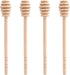 4 Pcs (6.3 Inches) Wooden Honey Mixing Stirrer Honey Dipper Sticks Honey Comb Stick Honey Spoon Collecting Dispensing Drizzling Jam...