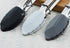 Mini Tongs with Silicone Tips 7-Inch Small Serving Tongs, Set of 3 (Black White Gray)...