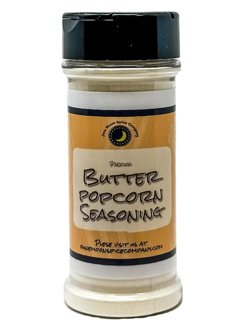 Premium | Butter Flavored Popcorn Seasoning | Large Shaker | Calorie Free | Fat Free | Saturated Fat Free | Cholesterol Free | Low Sugar | Crafted...