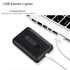 Cigarette Case with Lighter Cigarettes Box King Size Portable Pack 20pcs Regular Size Cigarettes USB Lighters 2 in 1 Rechargeable Flameless Windpr...