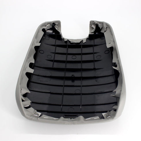 Ezzy Auto Gray Leather Suture Console Armrest Lid Cover for 2008 2009 2010 2011 2012 Honda Accord Center Console Cover Lid...