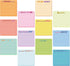 Yinder 24 Pcs Inspirational Sticky Notes with Lines Cute Motivational Sticky Note Pad Appreciation Sticky Notes Gifts for Coworkers Nurse Office S...