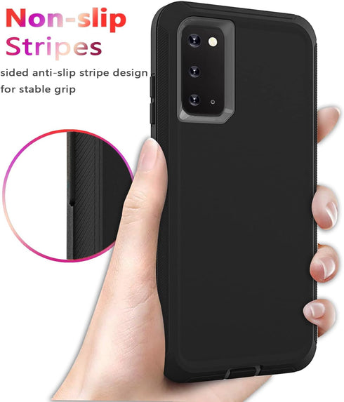for Samsung Galaxy S20 Case,Shockproof Dropproof Galaxy S20 Case,Heavy Duty Protective for Samsung S20 Case 6.2 Inch (Black/Gray)...