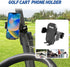 Golf Cart Phone Holder for EZGO/Club Car/Yamaha, Phone Mount for iPhone,Google Pixel, Galaxy,Universal Phone Holder with 360° Rotatable Adjustable...
