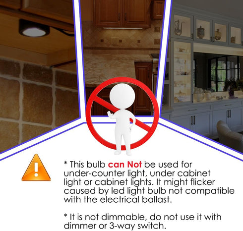 T10 Wedge Base LED Bulb 12V DC 1W, T5 T10 Low Voltage Landscape Light Bulbs, 4 Watts Incandescent Bulb Equivalent, Soft Warm White 2700K 10-Count...