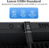 AuviPal USB C 90 Degree Adapter (Two Styles), 100W USB C Male to USB C Female Right Angle Extender Connector for Steam Deck, Meta Quest, MacBook, ...