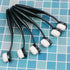 5 Pack Blending Brushes for Card Making Art Blending Tools Blender Brush Ink Blending Brushes for Crafts Black...