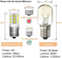 KEI D28a Refrigerator Light Bulb KEL2811, E17 Intermediate Base 5304517886 Appliance Bulb, 4W 120V Replace 35W Halogen Bulbs, Fit for Frigidaire E...