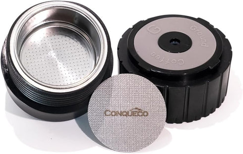 CONQUECO Coffee Powder Chamber - Ground Coffee Chamber for 12v Portable Espresso Machine?Max 12g Coffee Powder?...