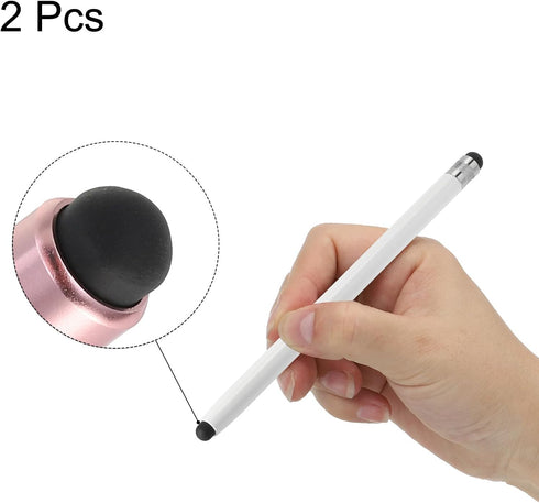 MECCANIXITY 2pcs Magnetic Stylus Pen Tips Fine Conductive Rubber Capacitive Touch Screen Pens Tip Universal Replacement Pink......
