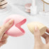 2 x Portable Cosmetic Bag with Adhesive Tape, 1 x Silicone Makeup Brush Holder + 1 x Makeup Sponge Holder, Brush Cosmetic Bag, Makeup Brush Organi...
