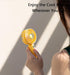 Mini HandHeld Portable Fan, Small Personal Battery Operated Fan Lash Fan Quiet usb Rechargeable 3 Speed Adjustable for Outside Travel Patios Indoo...