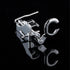 3Pcs Metal Open Toe Presser Foot Free Motion Quilting Embroidery Presser Foot fits for Most Low Shank Snap-On Singer, Brother, Babylock, Euro-Pro,...
