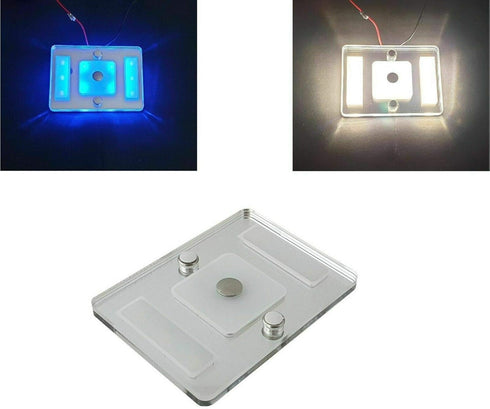 Marvix RV LED Ceiling Light 12V 24V Spotlight - Dimmable Day/Night, Blue/White Touch Switch Controlled Ceiling Spotlight - 3.93 x 2.95 inch Super ...