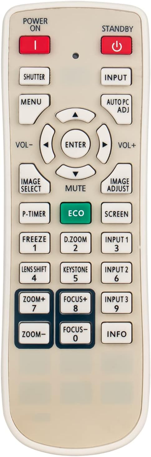 N2QAYA000039 Replacement Remote Control fit for Panasonic LCD Projector PT-EW530U PT-EX600U PT-EX600UL PT-EW630U PT-EX500U PT-EZ570U PT-EZ570UL PT...