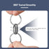 TISUR Swivel Keychain Clip, Titanium Detachable Pull Apart Key Chain, Key Ring Organizer Keychain For Men Women...