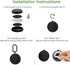 AirTag Holder Case, 1 Pack Waterproof Plastic Air Tag Key Ring Case with Loop, Anti-Scratch and Shockproof AirTag Holder Protective Accessory for ...