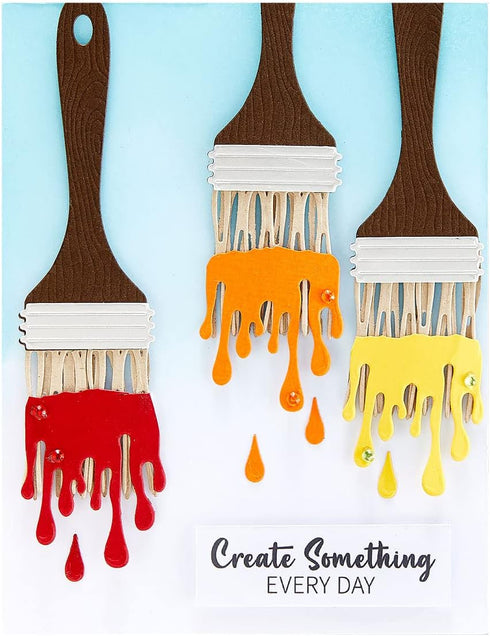 SPELLBINDERS PAPERCRAFTS, INC Etched Dies Art Brush, Bronze...