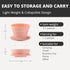 Collapsible Coffee Dripper, Silicone Portable Pour Over Coffee Maker, Reusable Single Cup Maker(1-2 Cup) (Pink)...