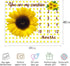 Baby Monthly Milestone Blanket for Baby,You are My Sunshine Sunflower Baby Monthly Milestone Blanket,Baby Month Blanket for Baby,Baby Growth Chart...