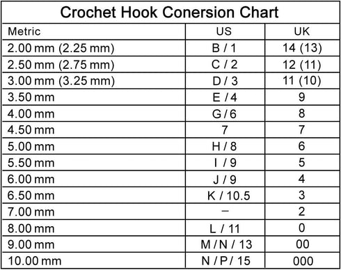14PCS Aluminum Crochet Hooks Knitting Needles Craft Yarn 2.0mm/2.5mm/3.0mm/3.5mm/4.0mm/4.5mm/5.0mm/5.5mm/6.0mm/6.5mm/7.0mm/8.0mm/9.0mm/10.0mm......