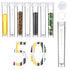 50PCS 10ml Plastic Small Vials with Screw Caps Sample Tubes Cryotubes,PP Material, Free from DNase, RNase, Human DNA...
