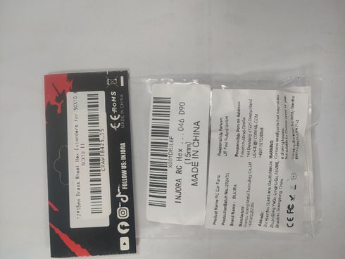 INJORA RC Hex Hub 12mm Brass Wheels Hex Hub Extension Hex Drive Adapter for 1/10 RC Crawler Axial SCX10 90046 D90 (15mm)...