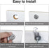 Cabinet Cam Locks Keyed Alike, 5/8'' Fits on 3/8'' Max Door Thickness, Secure File Drawer Mailbox RV Storage Replacement Set, Zinc Alloy (5/8 Inch...