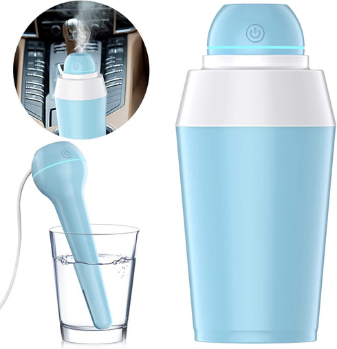 Portable Mini Humidifier USB Cool Mist Ultrasonic Humidifier with Water Bottle Premium Humidifying Unit with Whisper-Quiet Operation Automatic Shu...
