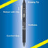 Pilot Frixion Erasable Pens - 6 Pack of Black Ink Pens + 4 Bonus Refills - Clicker Retractable Gel Ink Pen - Fine Point 0.7 mm Used for Rocketbook...