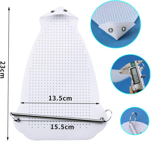 FQTANJU 2 Pcs Ironing Shoe Cover Ironing Accessories Iron Soles Electric Iron Assistant Tool for Iron Safe Slip on Most Standard Size Electric Iro...