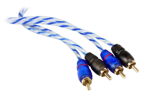 Rockville RTR062 6ft 2 Channel RCA Cable Split Pin, 100% Copper, Noise-Free, Durable, Flexible, for Home Audio and DJ Setups...