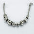 LolliBeads (TM) Antiqued Silver Tone Bracelet Jewelry Marking Large Hole Spacer Beads Round Tube Charm Beads (80pcs)...