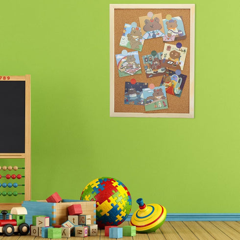 STOBOK 1 Set Decor Cork Board Office Bulletin Board Wall Notice Board Corkboards for Wall Office Notice Board Message Board Billboard Photo Wall H...