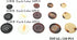 110 PCS Mixed Resin Sewing Buttons, Round Bulk Buttons for DIY Sewing Crafts,Coats,Suits, 5 Color 3 Size(15mm,20mm,25mm) SHUNLI...