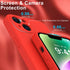 DEENAKIN Compatible with iPhone 14 Case - Enhanced Camera Protection and Screen Protector - Soft Liquid Silicone Cover - Slim Fit Protective Phone...