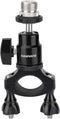 CAMVATE Rod Clamp Mount Holder (18mm -32mm) with Adjustable Ball Head & 5/8"-27 Male Thread Screw for Microphone Stand - 2856...
