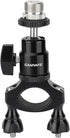 CAMVATE Rod Clamp Mount Holder (18mm -32mm) with Adjustable Ball Head & 5/8"-27 Male Thread Screw for Microphone Stand - 2856...